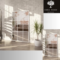Lustro loft ze szprosami - HANA - kolor ramy do wyboru
